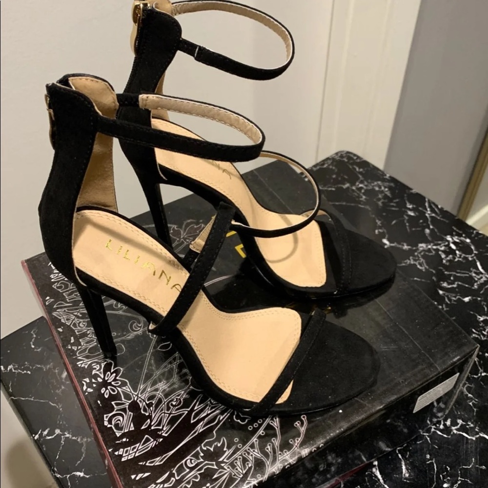 Black Sandal Heels